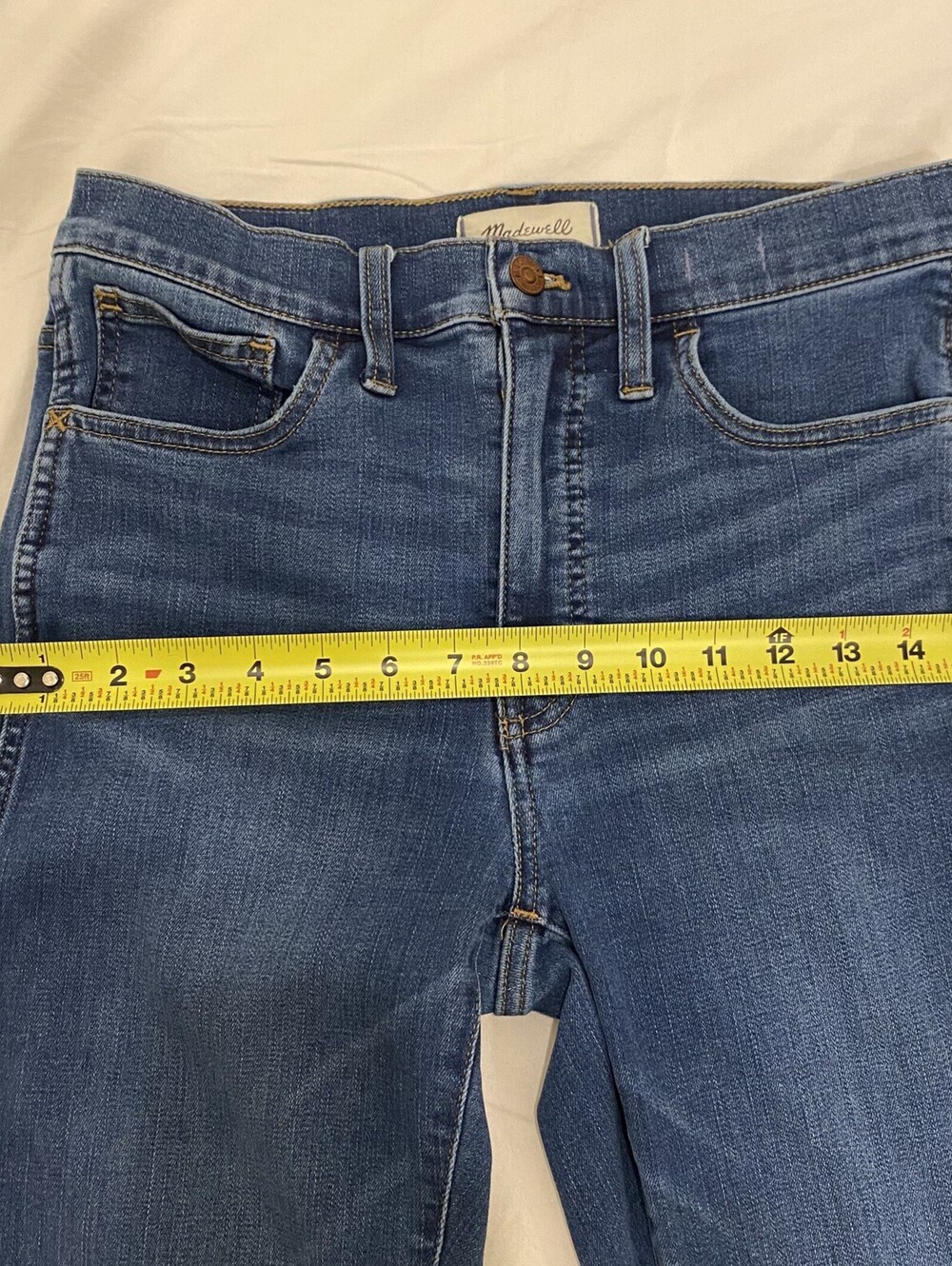 Madewell Women's Jeans Size 31 10" High Rise Skinny - Picture 5 of 9